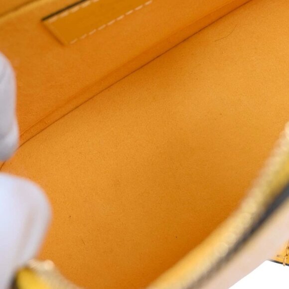 Louis Vuitton Yellow Epi Alma Mini Chain Shoulder Bag M53119 SN1168 115722 - Picture 8 of 10